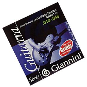 Encordoamento para Guitarra Elétrica Leve Geegst8 Giannini