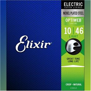 Encordoamento para Guitarra Elixir Optiweb 010
