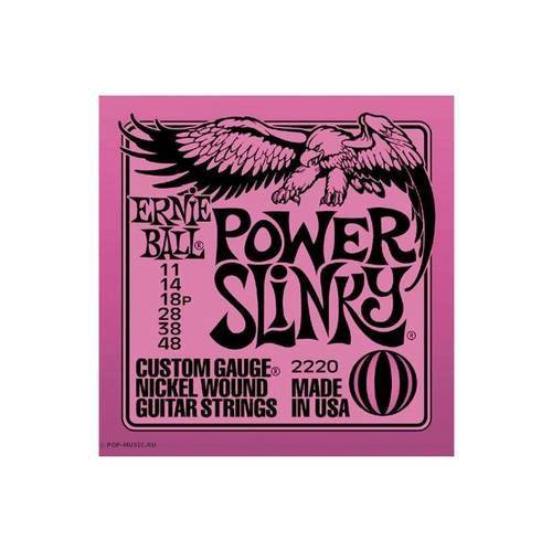 Encordoamento para Guitarra Ernie Ball 2220 Power Slinky (0.11)