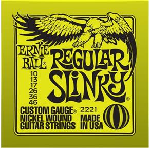 Encordoamento para Guitarra Ernie Ball Regular Slinky 010046 2221