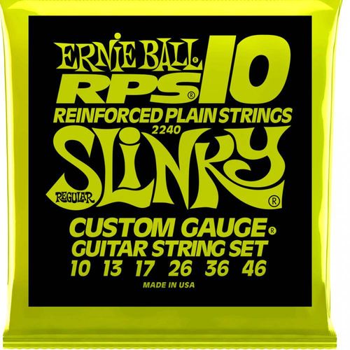 Encordoamento para Guitarra Ernie Ball Rps-10 0.10 2240