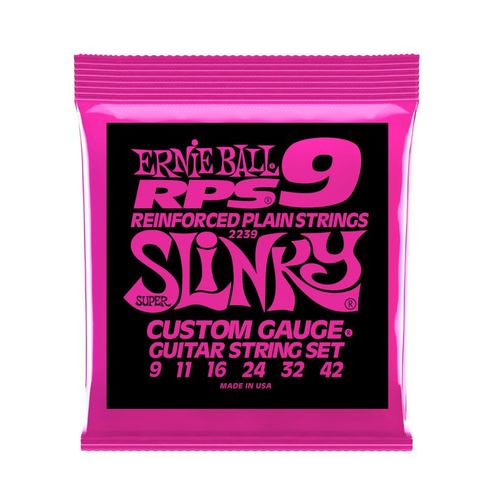 Encordoamento para Guitarra Ernie Ball RPS-9 Super Slinky 2239