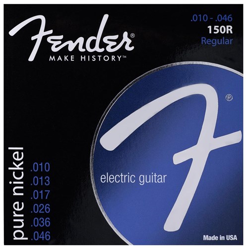 Encordoamento para Guitarra Fender Aço 150r 0.10 Niquelada