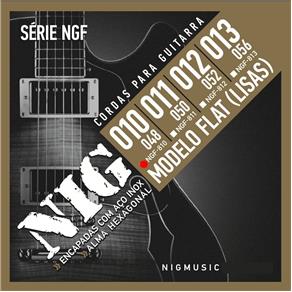 Encordoamento para Guitarra Flat (Lisas) NIG 010 048 NGF810