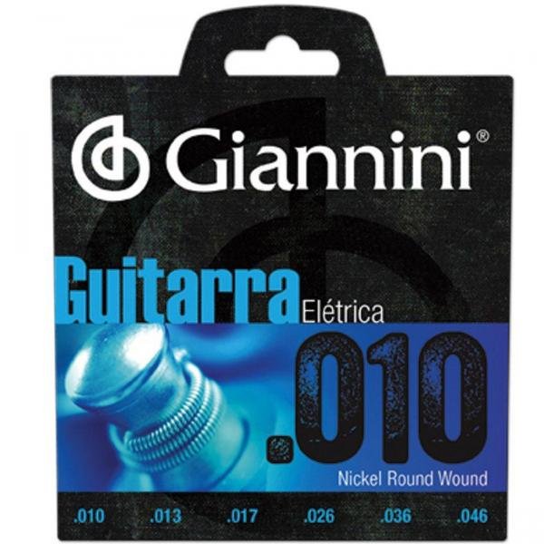 Encordoamento para Guitarra GEEGST10 0.10 - Giannini