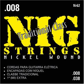 Encordoamento para Guitarra Nig 008/038 N62