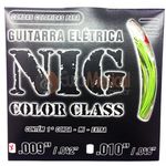 Encordoamento para Guitarra Nig Color Class N1634 Verde .009/042