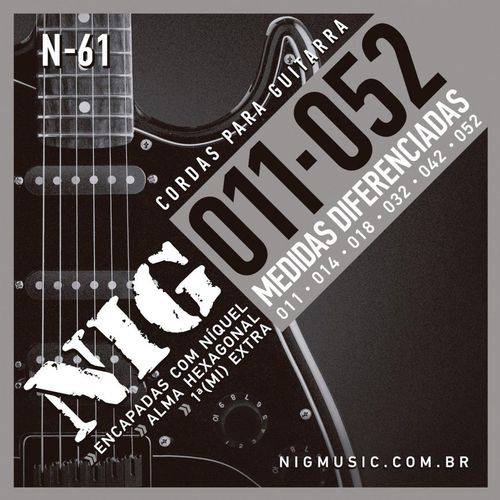 Encordoamento para Guitarra Nig N61 011