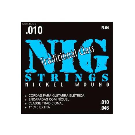 Encordoamento para Guitarra Nig N64 010