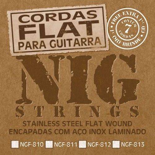 Encordoamento para Guitarra NIG NGF-812 (.012-.046) Semi-Acústica