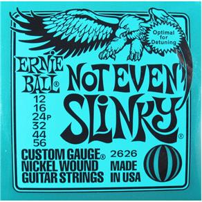 Encordoamento para Guitarra Not Even Slinky 2626, .012/.056 - Ernie Ball