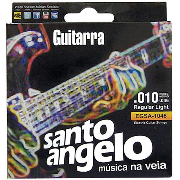 Encordoamento para Guitarra Regular Light Santo Angelo
