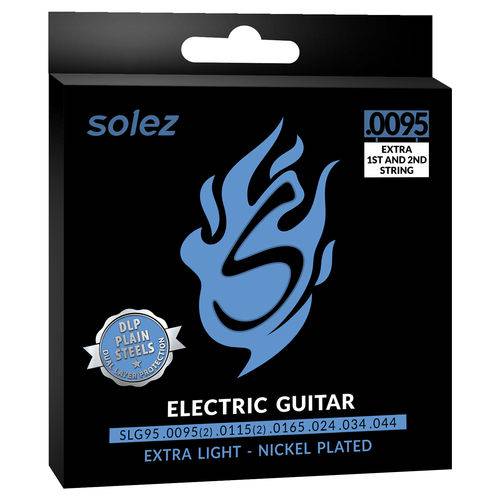 Encordoamento para Guitarra Solez 095 SLG95 +2 Cordas Extras