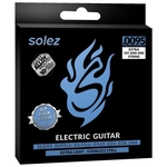 Encordoamento Para Guitarra Solez 095 Stainless Steel SLG95-GA Com 2 Cordas Extras
