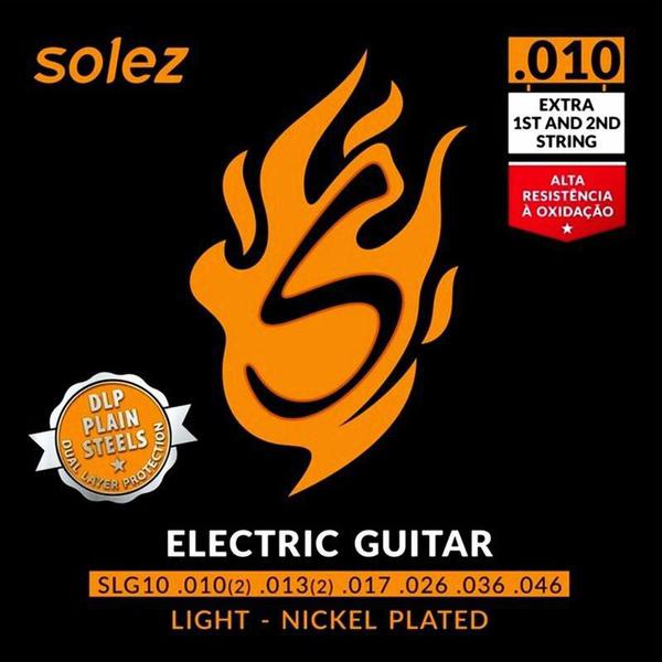Encordoamento para Guitarra Solez Light SLG-10