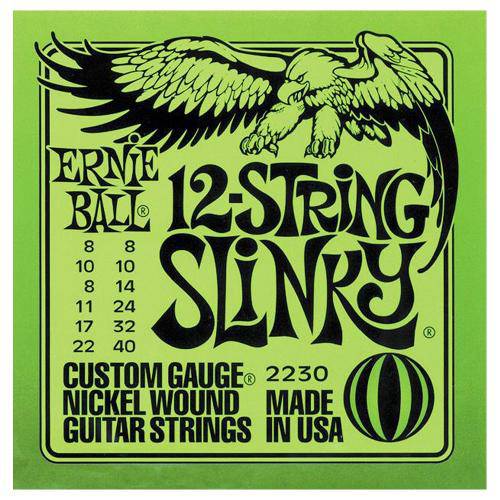 Encordoamento para Guitarra Strings Slinky 2230 Ernie Ball
