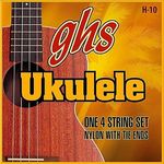 Encordoamento para Ukulele GHS 10 em Nylon Afinação ''D-Tuning''