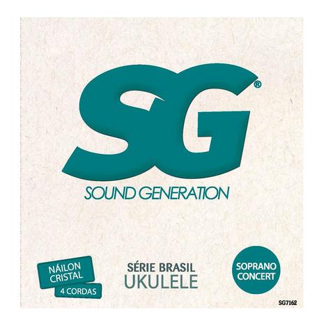 Encordoamento para Ukulele Soprano Nylon Concert Cx Com6 Sound Generation