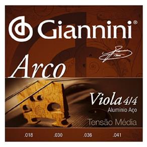 Encordoamento para Viola de Arco Giannini GEAVOA