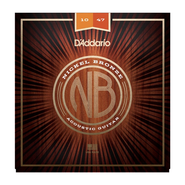 Encordoamento para Violão 010 Aço Daddario Nickel Bronze Nb1047 - D'addario