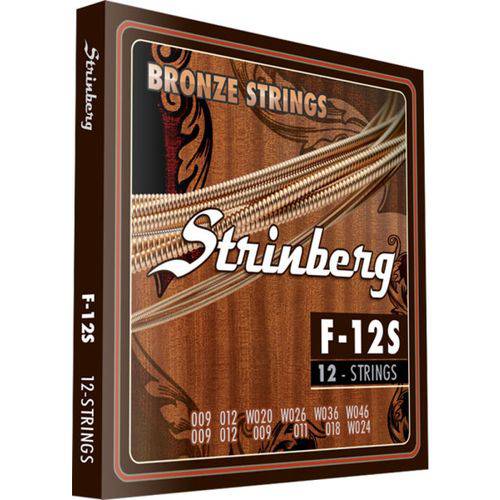 Encordoamento para Violão 12 Cordas Strinberg F 12s