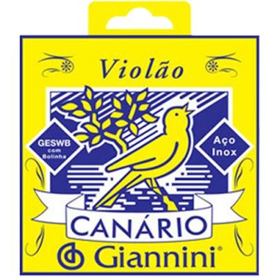 Encordoamento para Violão Canario - GESWB - Aço Inox - Giannini