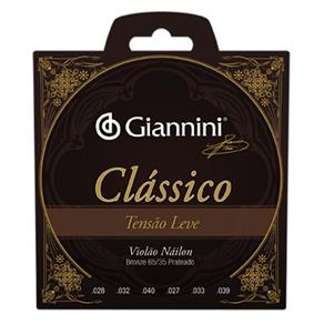 Encordoamento para Violão Clássico Nylon Leve GENWPL Giannini