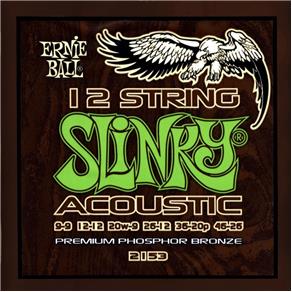 Encordoamento para Violão de 12 Cordas Slinky Light Acoustic 2153 - Ernie Ball