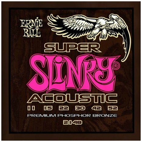 Encordoamento para Violão de Aço Super Slinky Acoustic 2148 - Ernie Ball