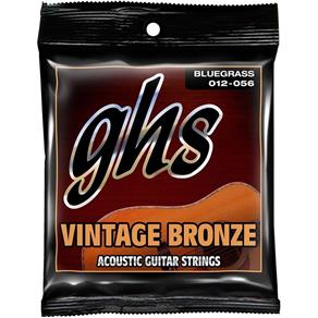 Encordoamento para Violão de Aço GHS VN-B Vintage Bronze Bluegrass