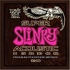 Encordoamento para Violão de Aço Super Slinky Acoustic 2148, .011/.052 - Ernie Ball