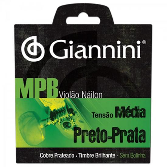 Encordoamento para Violão GENWBS Série MPB Nylon Médio GIANN - Giannini