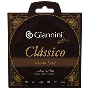 Encordoamento para Violao Genwpl Serie Classico Nylon Leve Giannini