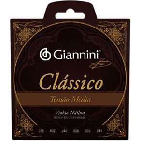 Encordoamento para Violão Genwpm Clássico Nylon Média Giannini