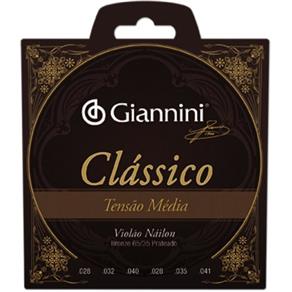 Encordoamento para Violao Genwpm Serie Classico Nylon Media Giannini