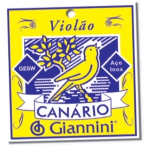 Encordoamento para Violao Geswb Serie Canario Aco 0.11 Giannini