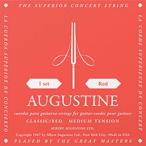 Encordoamento para Violão Nylon Augustine Classic Red