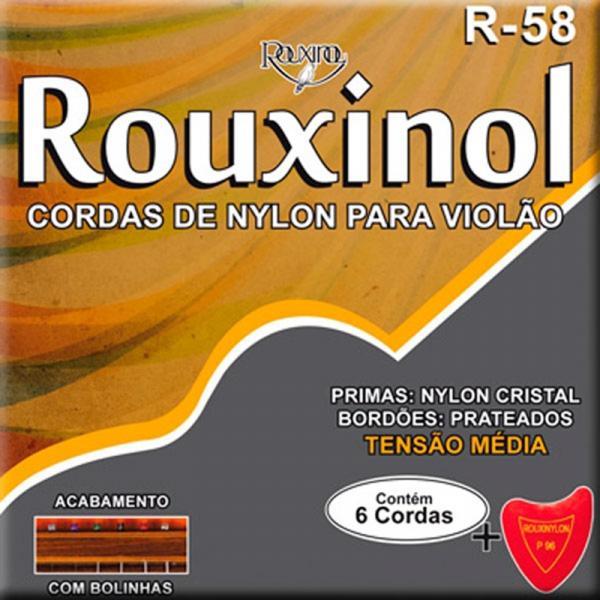 Encordoamento para Violão Nylon com Bolinha R58 Rouxinol Nig