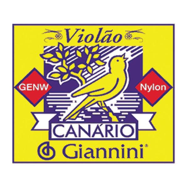 Encordoamento para Violão Nylon Genw - Série Canário - Tensão Média - Giannini