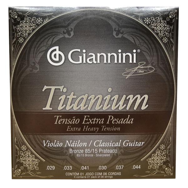 Encordoamento para Violao Nylon Giannin Titanium Genwxta - Giannini
