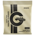 Encordoamento Para Violão Nylon Groove Tensão Média GS5-M