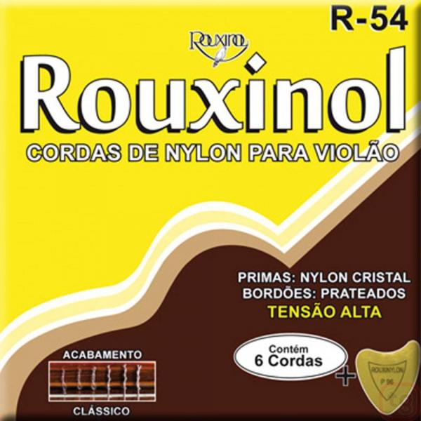 Encordoamento para Violão Nylon R-54 Tensão Alta Rouxinol