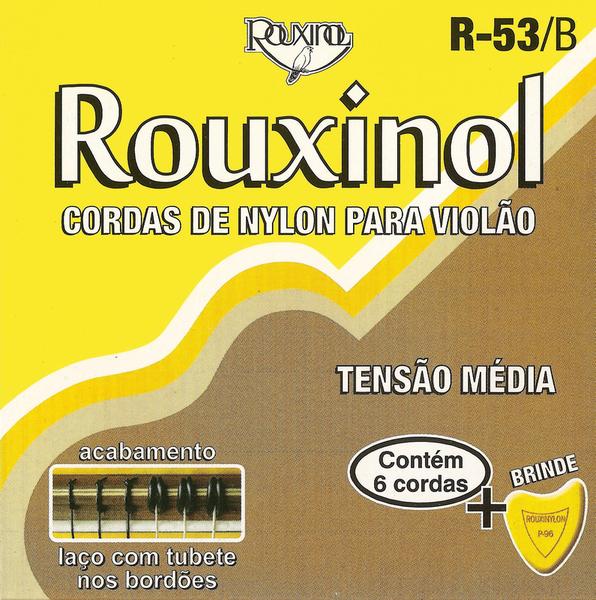Encordoamento para Violão Nylon R53B Roouxinol com 12 - Rouxinol