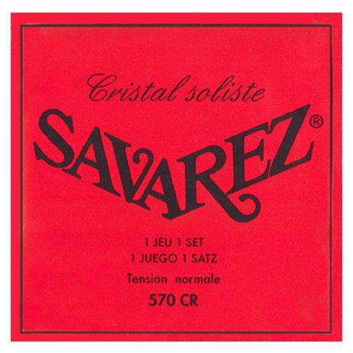 Encordoamento para Violão Nylon Savarez Cristal Soliste Red 570cr