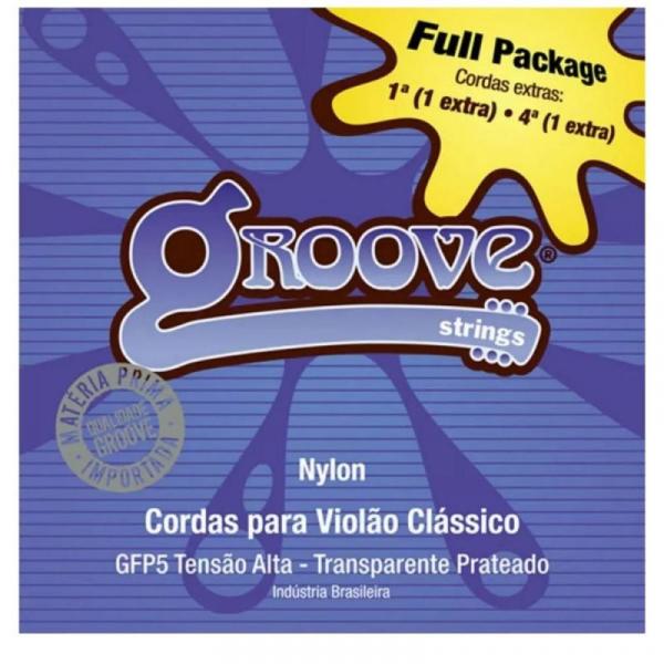 Encordoamento para Violão Nylon Tensão Alta GFP5 Groove - Solez