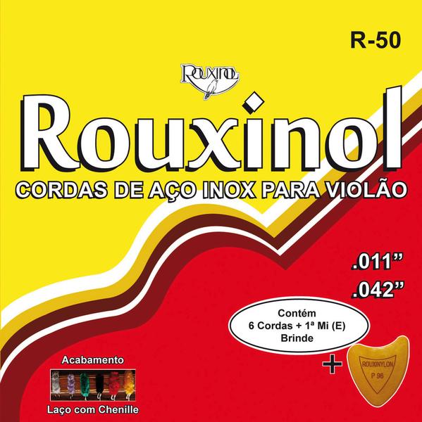Encordoamento para Violão R50 de Aço Rouxinol com 12