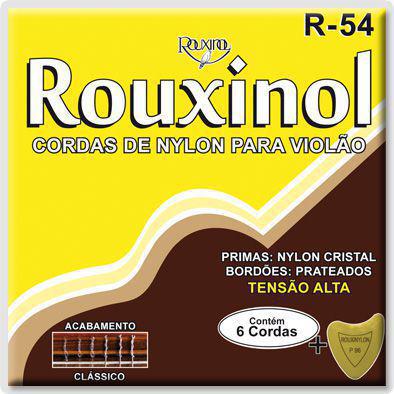 Encordoamento para Violão Rouxinol R54 Nylon Alta Tensão