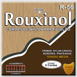 Encordoamento para Violão Rouxinol R56 Cristal Prateado Tensão Media