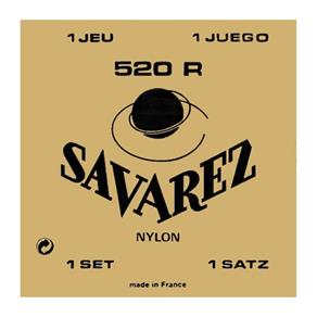 Encordoamento para Violão Savarez 520R Nylon Tensão Média