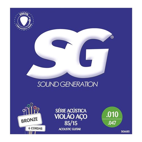 Encordoamento para Violão Sound Generation 010 - Bronze